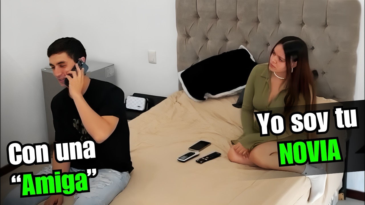 Dije que estaba con una AMIGA y ella estaba al lado… SU REACCIÓN FUE ÉPICA