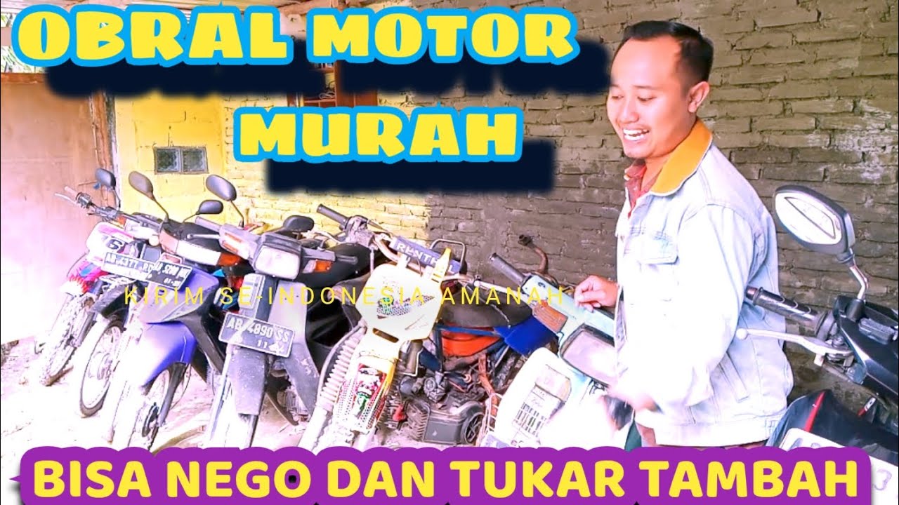 OBRAL MOTOR MURAH BISA NEGO & TUKAR TAMBAH ☝