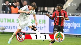 Gaziantep Fk 1-1 Alanyaspor - Highlightsözet Trendyol Süper Lig - 202526