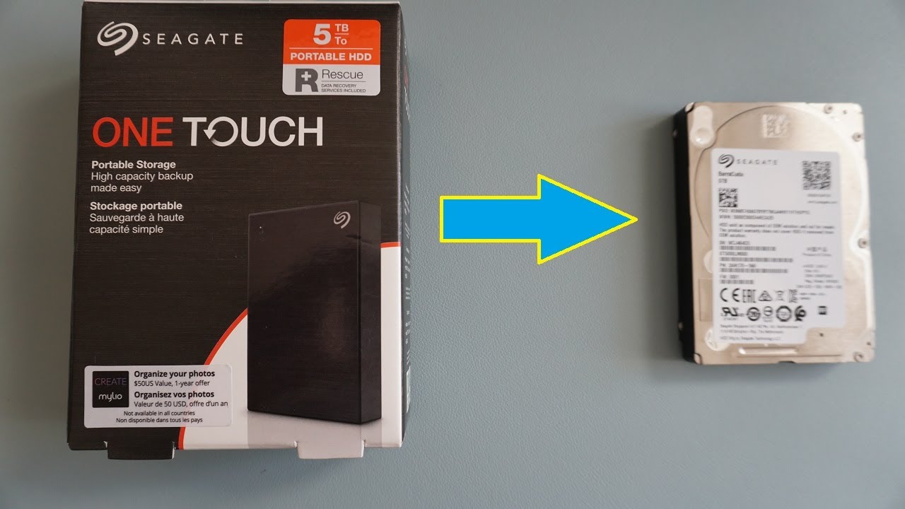 Unboxing and opening Seagate 5TB One Touch, Backup Plus and Expansion hard  drives, shucking, shuck - YouTube