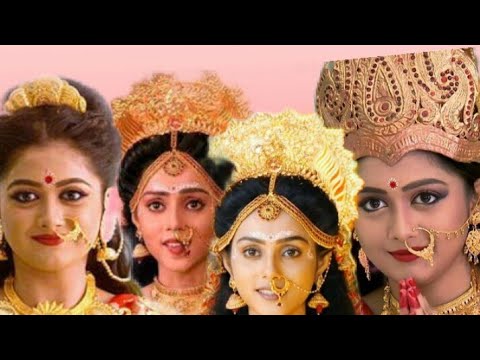 Aso Ma Lokkhi Boso Ma Lokkhi Vm on Pratyusha & Mallika ( Happy Lakshmi puja🌸)