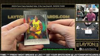 CURRY AUTO + WEMBY VARIATION! 2023/24 Panini Origins Basketball Hobby 12 Box Case Break #5