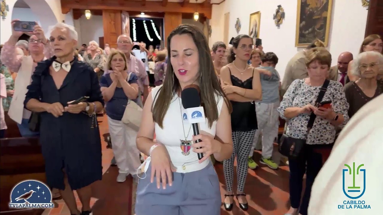 📺 TV La Palma en directo acompañando el recorrido  Virgen de las Nieves VILLA Y PUERTO DE TAZACORTE