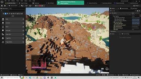 UnrealCraft Infinite - A voxel world in Unreal Engine 5.3 : Ragdoll Death WIP