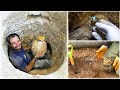 Treasure found in a cave by metal detector | I Found gems and gold treasure next to a Chinese temple