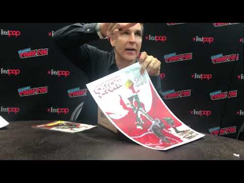 #nycc19 #toddmcfarlane live unboxing #spawn301
