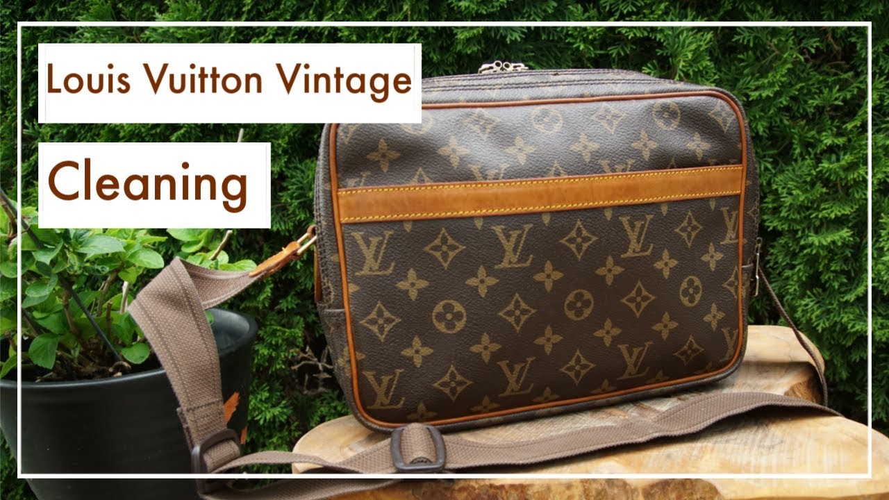 Louis Vuitton Vintage Tasche reinigen I Cleaning my Louis Vuitton Bag I KatisWeltTV - YouTube