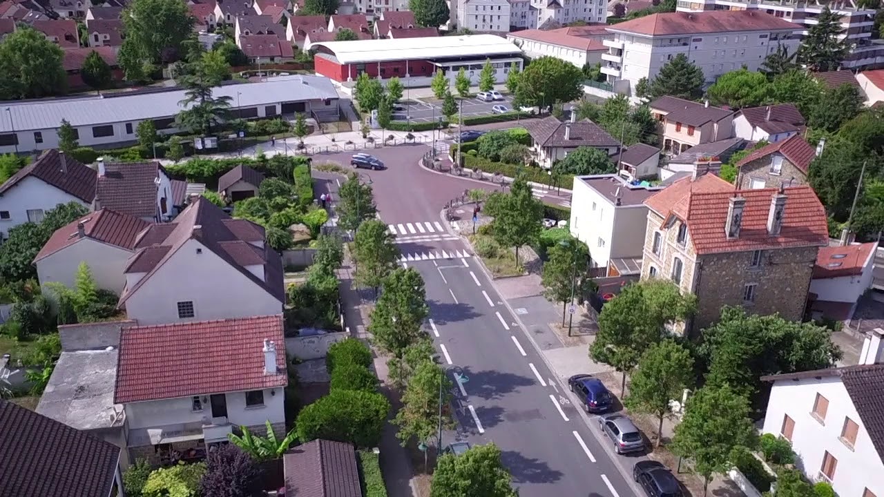 Vaires-sur-Marne vue du ciel