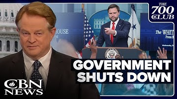 Day 2 of U.S. Government Shutdown - Layoffs Looming? | News on The 700 Club - October 2, 2025