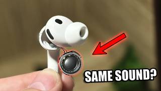 I Put Apple's Speakers in FAKE AirPods to make it sound ORIGINAL!