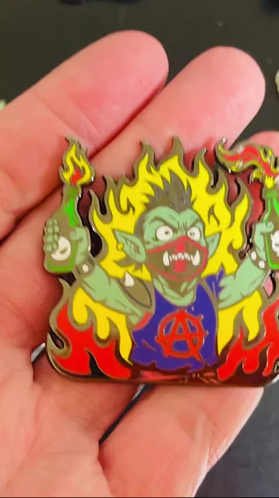 Orcs are A-Holes TTRPG Enamel Pins @ BadOrcs.com! #games #gaming