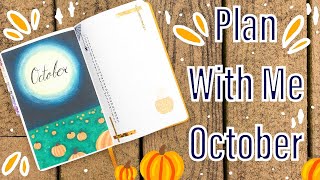 Plan with me| Setting up my October 2020 bullet journal spread