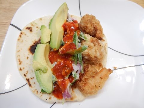 Crispy Shrimp Tacos Recipe With Homemade Slaw - Taco Recipe