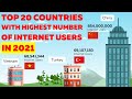 Comparison: Top 20 Countries With the Highest Number of Internet Users 2022