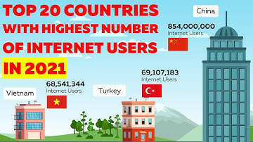 Comparison: Top 20 Countries With the Highest Number of Internet Users 2022