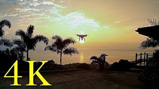 4.5 Mile Phantom 3 Pro Sunrise Drone Flight in Maui, 4K UHD