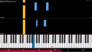 Halo Theme - Easy Piano Tutorial chords