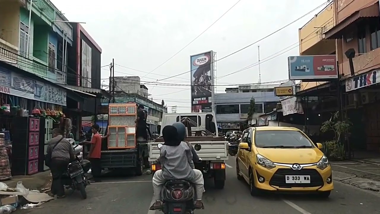 Suasana sore kota muara Bungo Jambi