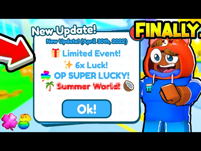 BIG Games on X: Pet Simulator Update 5 is OUT! - 🌈 Rainbow pets! - 🍀  Super luck and rainbow luck gamepasses! - 🎮 Xbox trading and improvements!  - 💰 Much faster