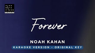 Download lagu Forever - Noah Kahan (original Key Karaoke) - Piano Instrumental Cover with Lyrics