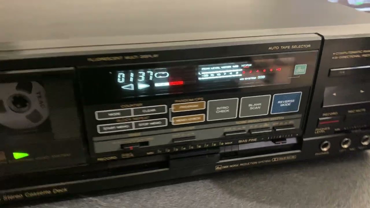 Teac R607X Best quality sound! #ebay #analog #cassette #recording #atmozahiro