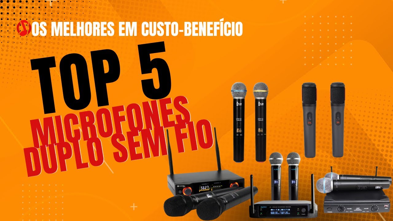 Top 5 Microfones Duplos Sem Fio com Melhor Custo-Benefício em 2025 ...