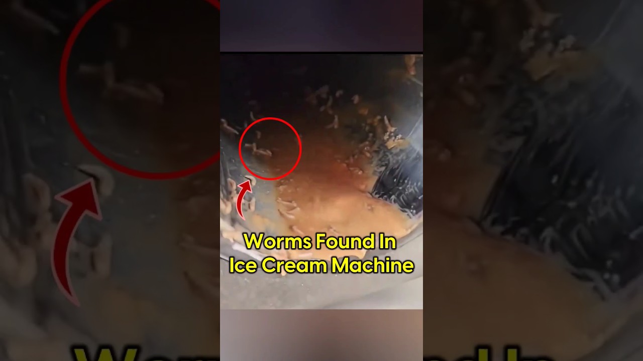 Worms Found In Ice Cream Machine ! 😱🍦| Viral Video | Frozen Dessert | Unhygienic