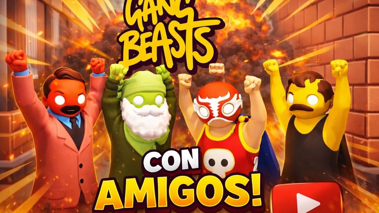 NOS ODIAMOS JUGANDO GANG BEASTS 😂🔥