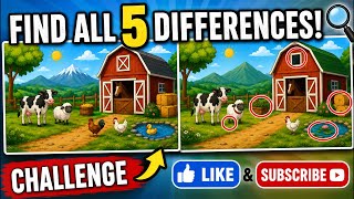 99% FAIL 🤯 Find All 5 Differences LIVE! Only Genius Eyes Can Win! 👀🧠 screenshot 4
