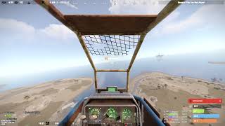 Rust - Shooting Patrol Hellicopter from Attack Hellicopter with High velocity rockets (PvE)