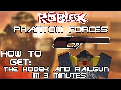 Roblox Phantom Forces How To Get The Codex Railgun In 3 Minutes Youtube - roblox phantom forces outfit