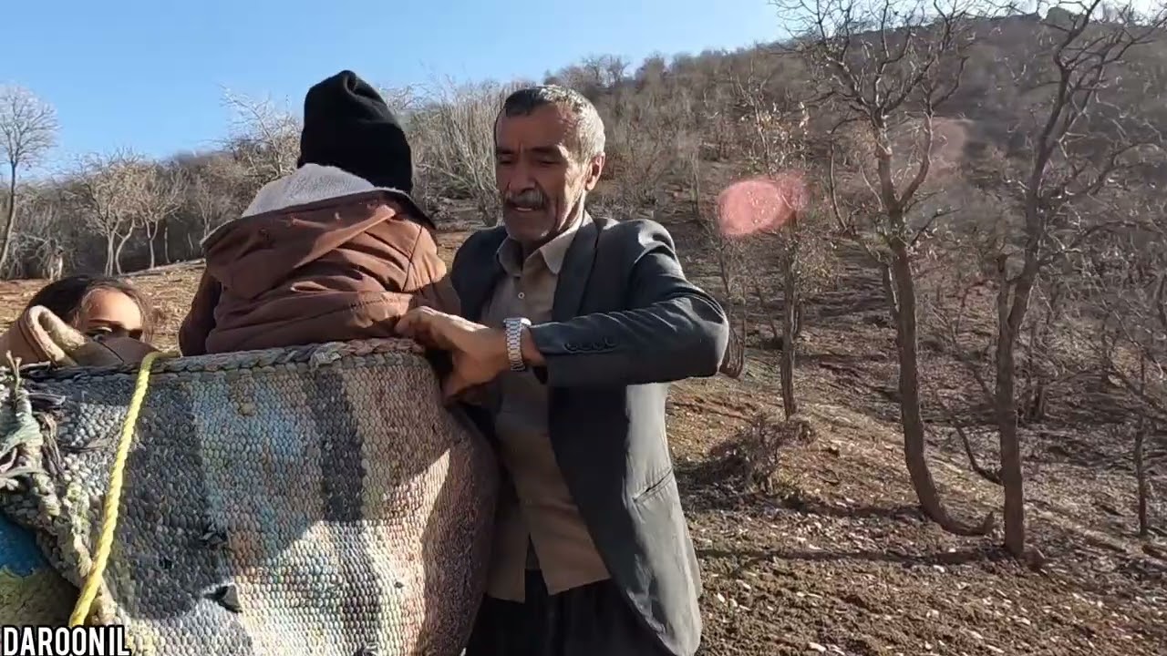 Grandpa's Sacrifice: Navigating a snowstorm to save the grandchildren in Almond!  