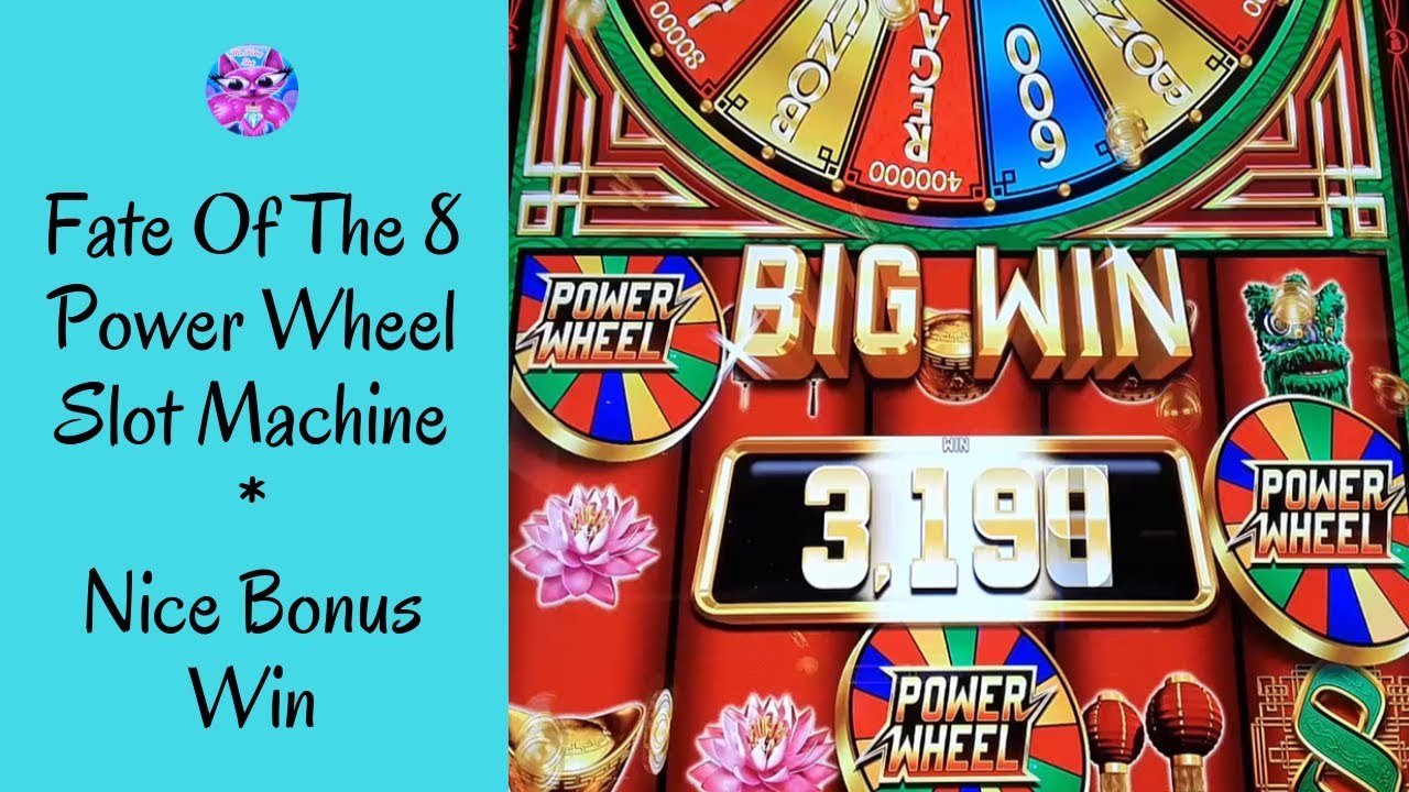 Fate Of The 8 Power Wheel Slot Machine Nice Bonus Win Ms.Kitty Slot Channel YouTube