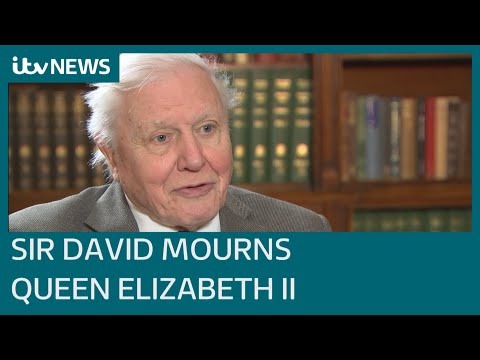Sir david attenborough speaks about his friendship with the queen | itv news