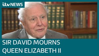 Sir David Attenborough speaks about his friendship with the Queen | ITV News