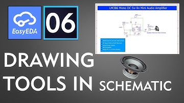 How to use Easyeda online PCB design Drawing tools in Easyeda Free PCB design online software