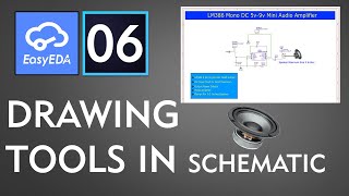 How to use Easyeda online PCB design Drawing tools in Easyeda Free PCB design online software