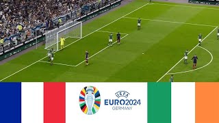 France  vs Ireland  | UEFA Euro 2024 Qualifier | Match LIVE Today | Simulation Video Games