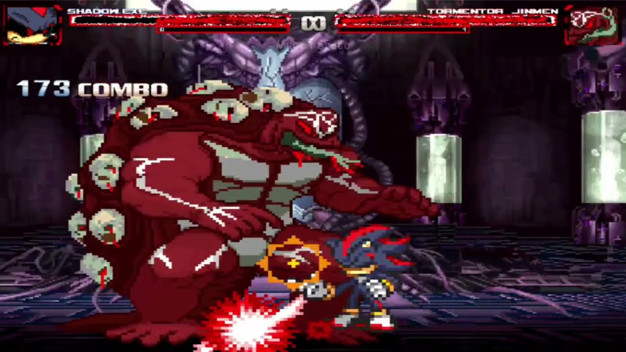 Shadow exe VS Tormentor Jinmen I Creepy Fighters
