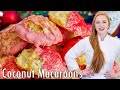 Spicy Tabasco Coconut Macaroons Recipe! Dipped in White Chocolate!