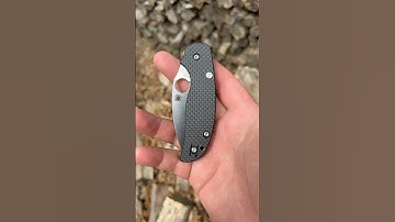Spyderco Sage 6 CPM S30V, button compression lock