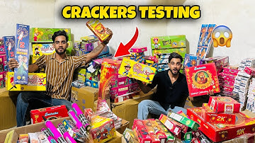 Testing Biggest Diwali Stash 2025 😱🔥 | Firecrackers Testing | Different Types Of Sky Shots 
