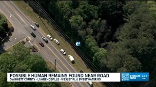 Detectives investigating after possible human remains found in Gwinnett County