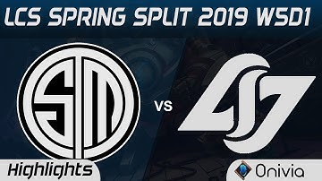 TSM vs CLG Highlights LCS Spring Split 2019 W5D1 Team Solo Mid vs Counter Logic Gaming by Onivia