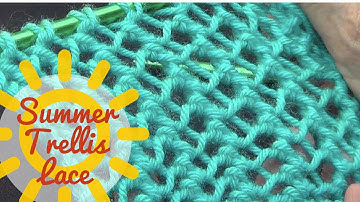 Summer Trellis Lace Stitch