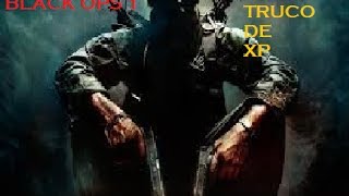 Truco para subir de nivel en CoD Black Ops 1(Xbox