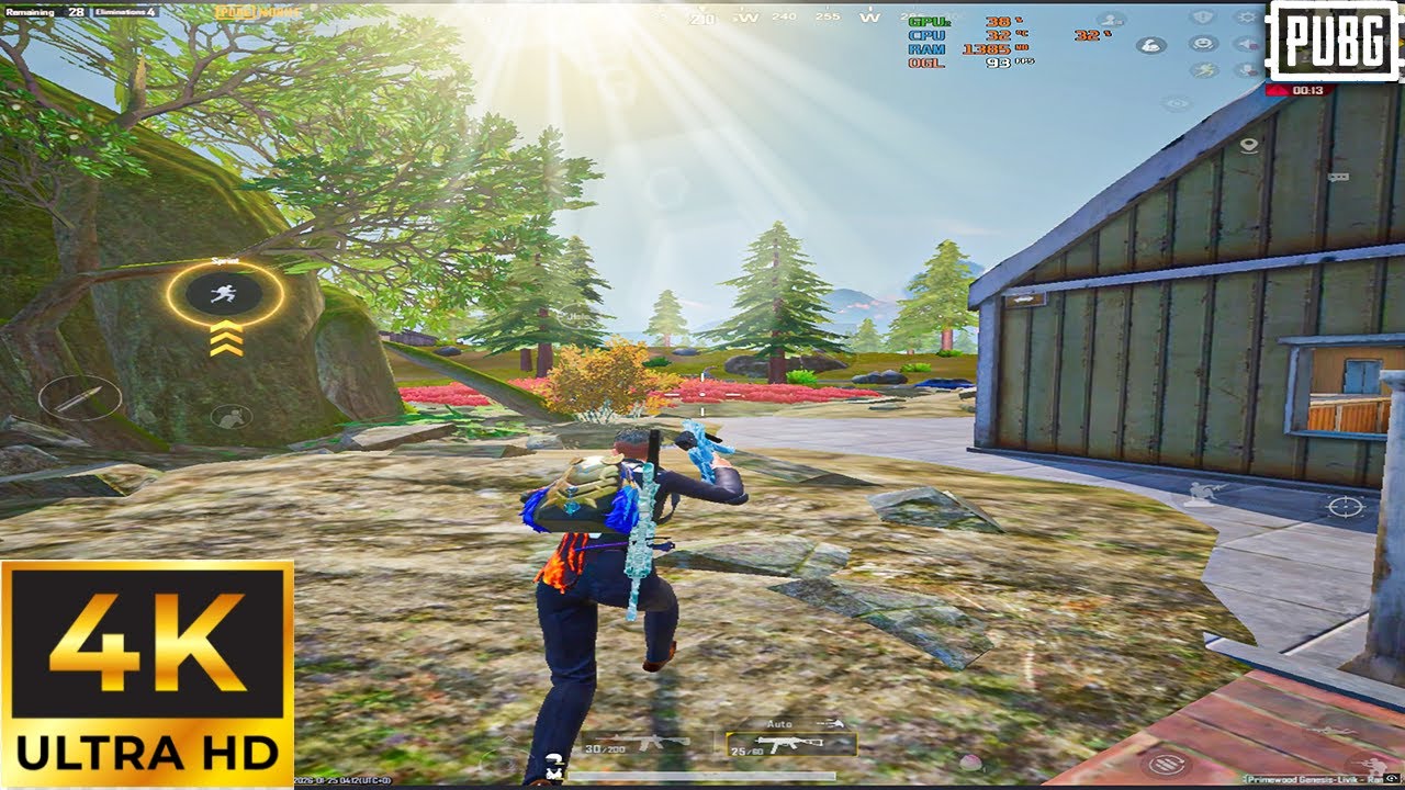 FHD 120FPS 4K 1920x1900 EMULATOR | RTX 3060 | MAXIMUM GRAPHICS GAMEPLAY | GAMELOOP 32BIT