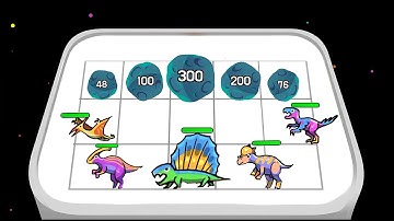 Dino Vs Meteor 2048 : Number Dinosaurs ⭐ Merge Simulator Battles
