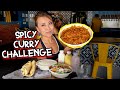 SPICY GHOST PEPPER CURRY FAMILY PACK CHALLENGE!!! at Tikka Spice in Albuquerque, NM!! #RainaisCrazy