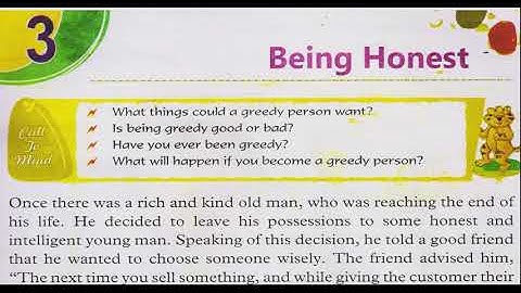 Class4, Moral Value,  Chapter 3, With Ms Seema Sharma